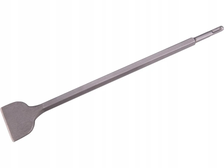 Dłuto płaskie przecinak SDS-plus 60x400 mm odgięte 15° do betonu płytek