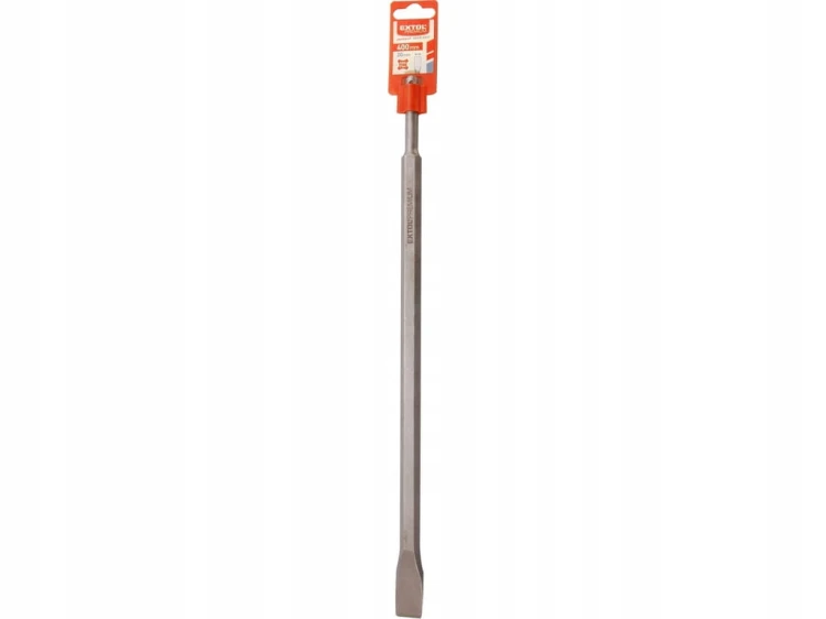Dłuto płaskie przecinak SDS-plus 20x400 mm długie do betonu EXTOL PREMIUM