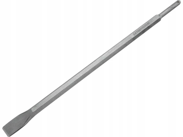 Dłuto płaskie przecinak SDS-plus 20x400 mm długie do betonu EXTOL PREMIUM