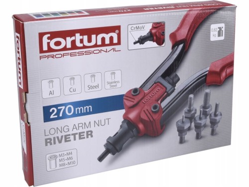 NITOWNICA DO NITONAKRĘTEK M3-M10 FORTUM PROFESIONALNA 270MM MINI MOCNA