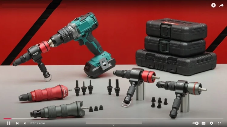 NITOWNICA NA WKRĘTARKĘ DO NITONAKRETEK M3-M12 ADAPTER PROFESJONALNA UCHWYT