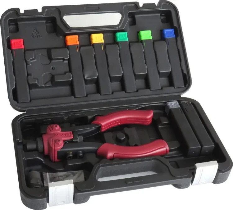 NITOWNICA DO NITÓW I NITONAKRETEK RĘCZNA UNIWERSALNA 2,4-6,4mm m3m10 3w1