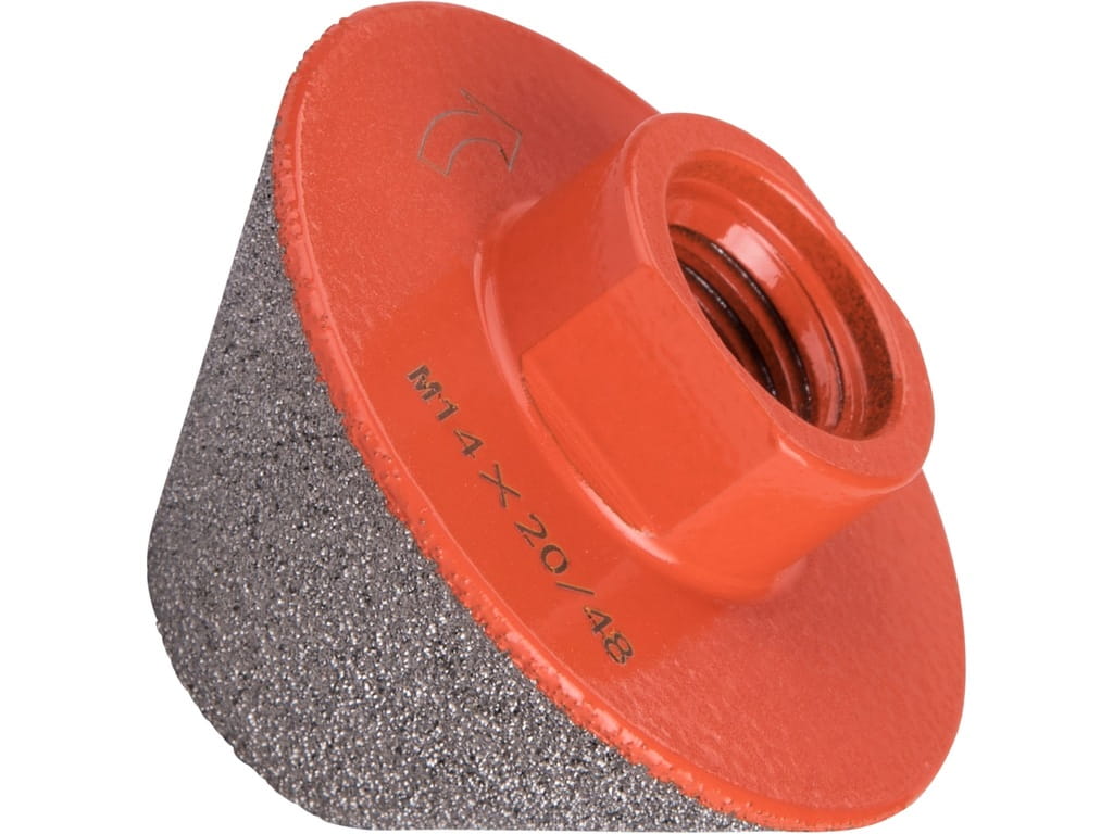 OTWORNICA DO PŁYTEK STOŻEK DIAMENTOWY ŚCIĘTY FREZ DO GRESU 20-48 mm M14