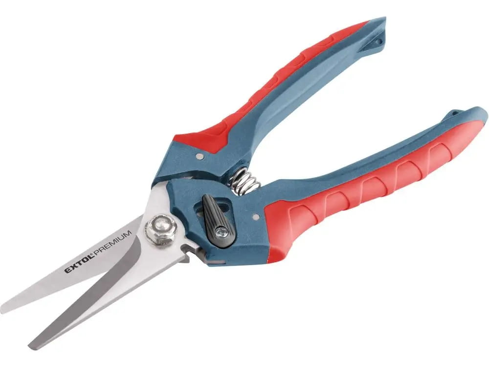 NOŻYCE TECHNICZNE UNIWERSALNE 210mm INOX DO GUMY SKÓRY LINY TEKSTYLIÓW