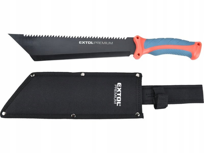 MACZETA KARCZOWNIK 40CM Z KABURĄ OSTRA SURVIVAL BUSCHCRAFT DO LASU NA RYBY