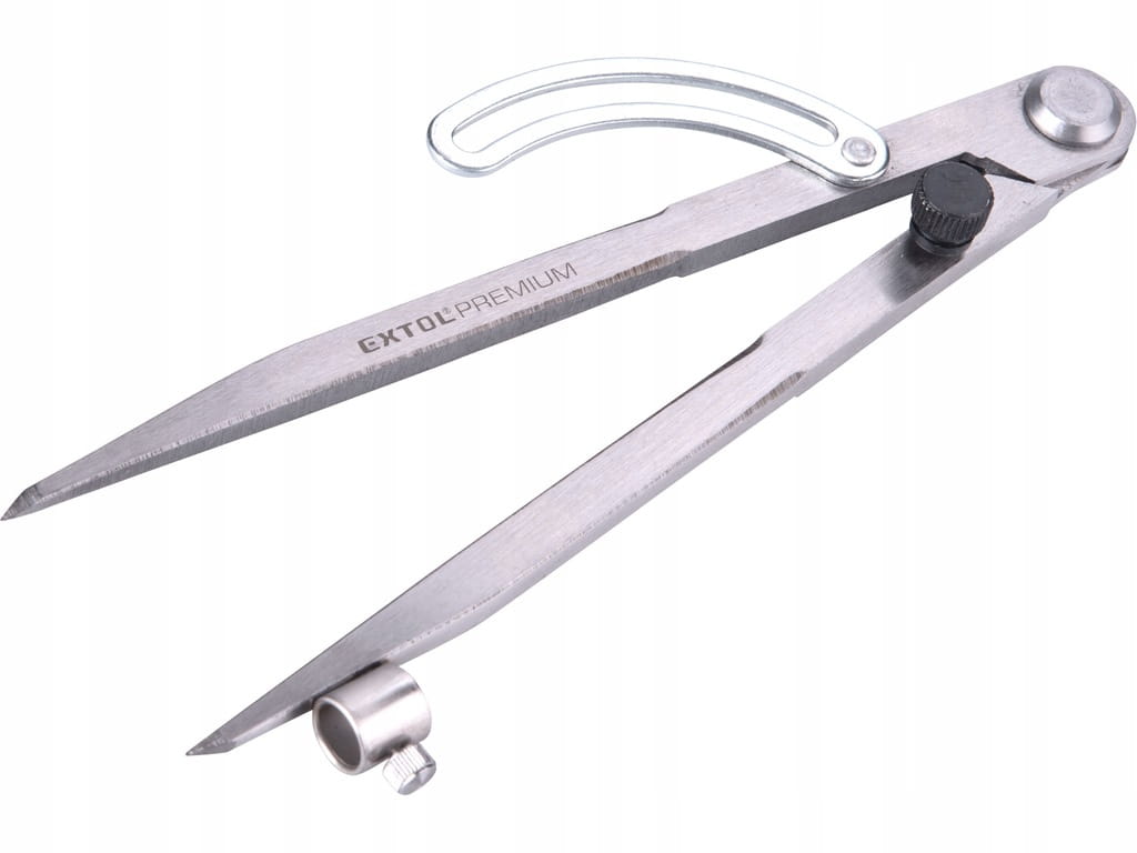 Cyrkiel Kreślarski Metalowy Z Blokadą Zakres 0-280 mm