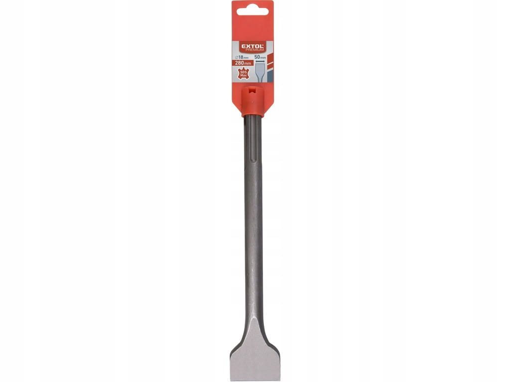 Dłuto płaskie przecinak SDS-MAX 50/280 mm do betonu EXTOL PREMIUM