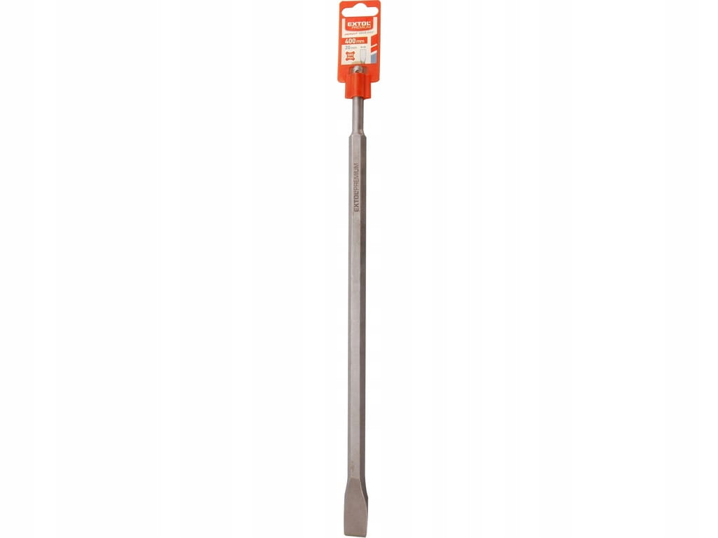 Dłuto płaskie przecinak SDS-plus 20x400 mm długie do betonu EXTOL PREMIUM